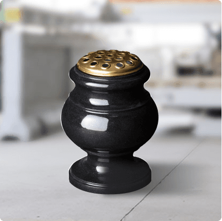 Balck Granite Vases