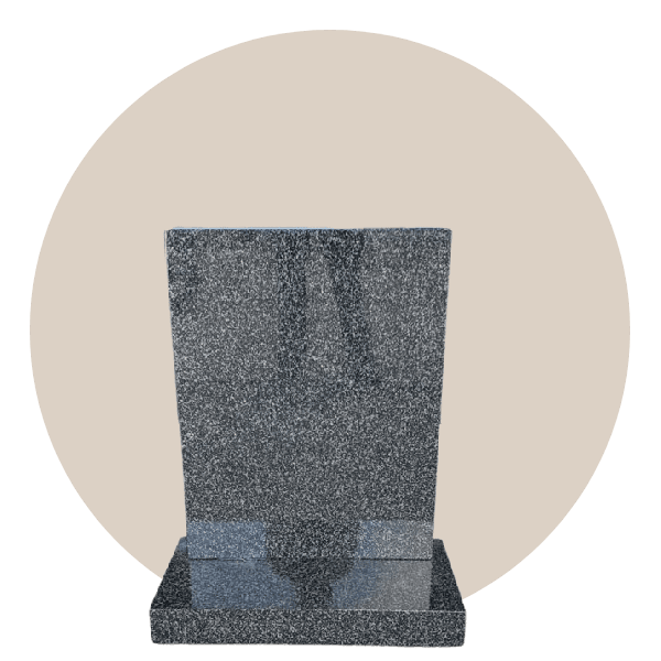 Gray Granite Square Headstones