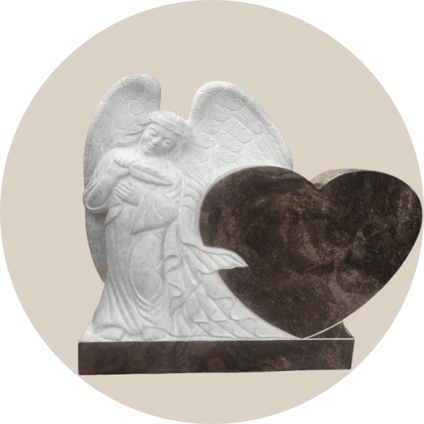 Angel with Heart Bespoke Memorial