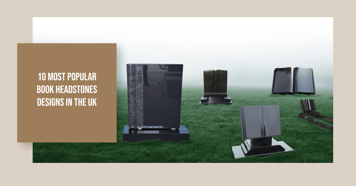 Most Popular Book Headstones Designs in the UK