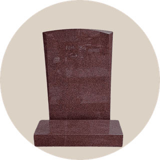 Red Granite Bespoke Headstone thumbnail