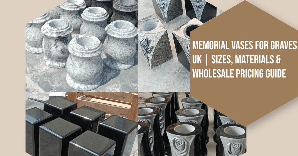 Memorial Vases for Graves UK | Sizes, Materials & Wholesale Pricing Guide