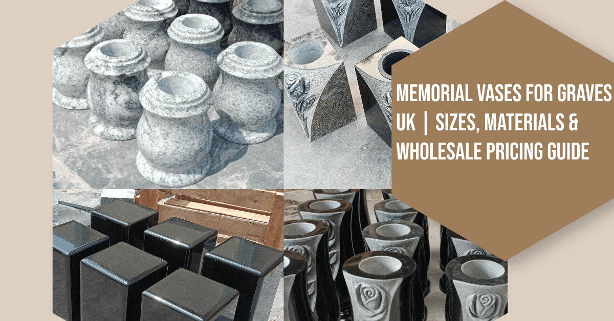 Memorial Vases for Graves UK | Sizes, Materials & Wholesale Pricing Guide