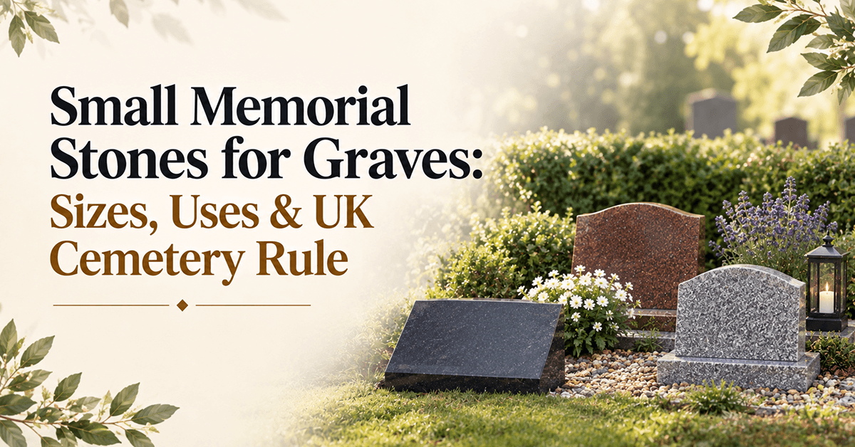 Small Memorial Stones for Graves: Sizes, Uses & UK Cemetery Rule