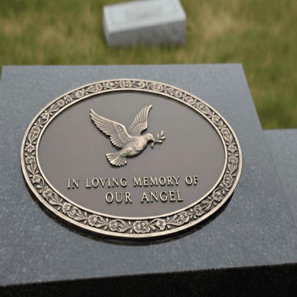 bronze memorial plaque