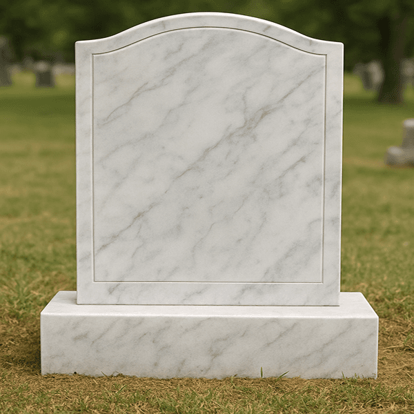 marble ogee top headstone