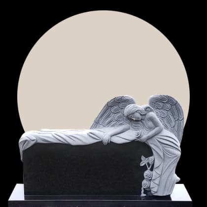 weeping angel headstone
