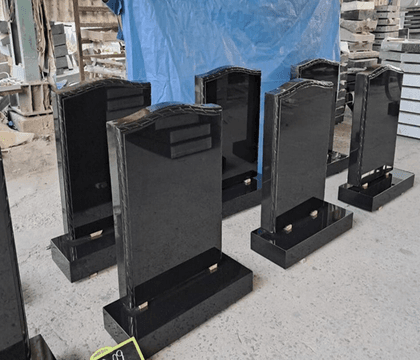 headstone finish and polish