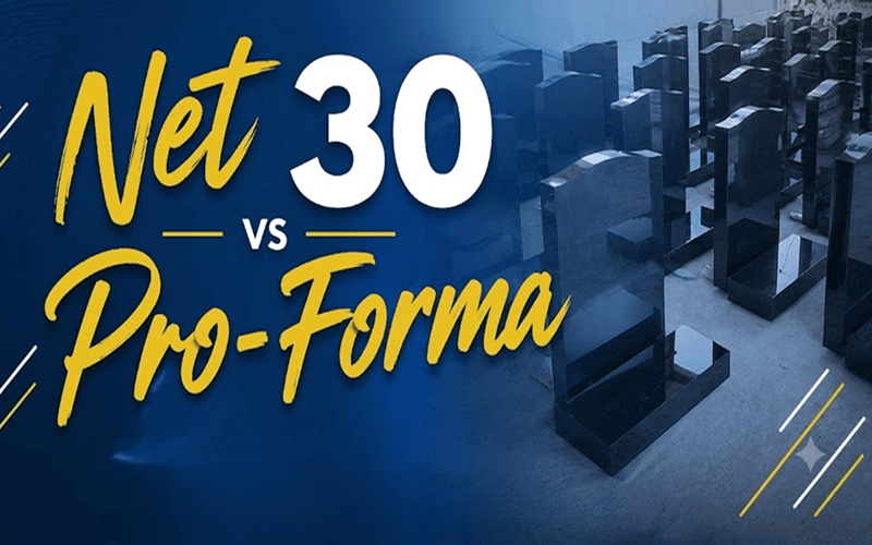 net 30 vs pro-forma