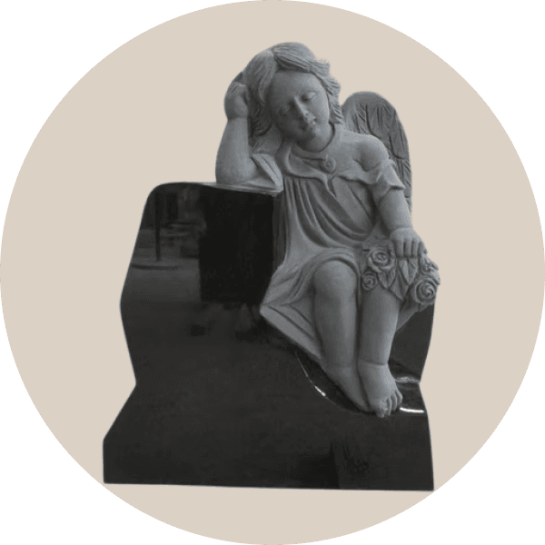 angel children headstone