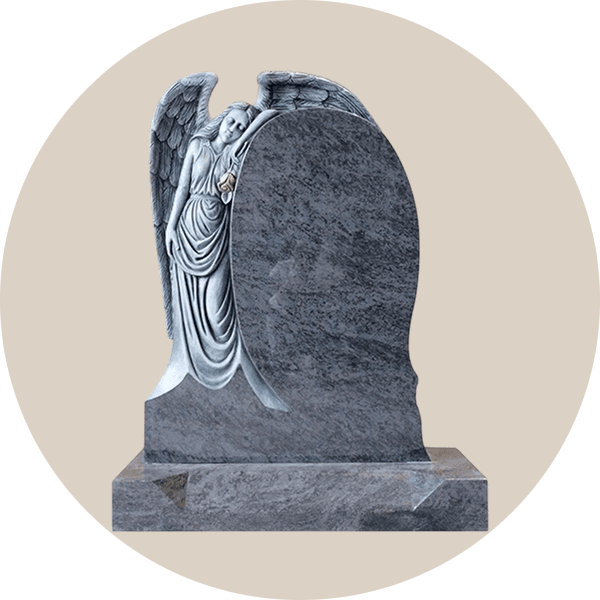 sleeping angel headstone