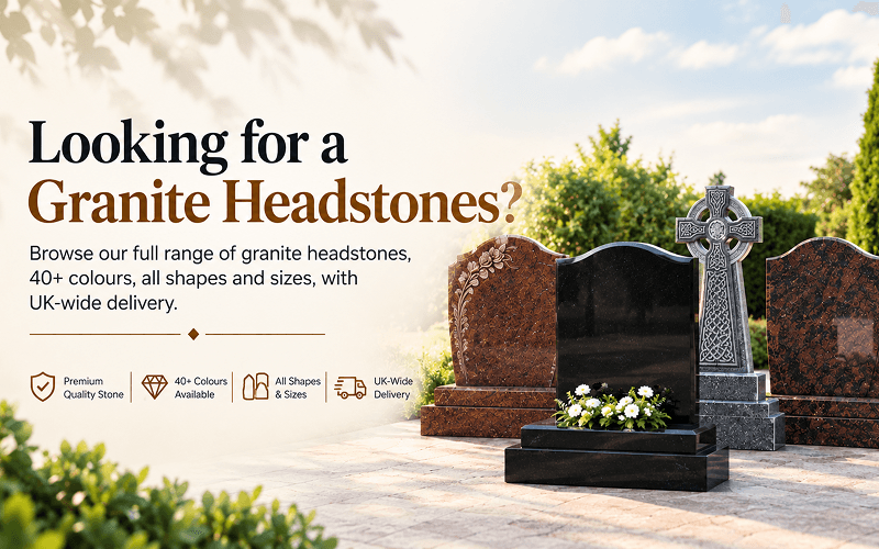 type of granite headstones