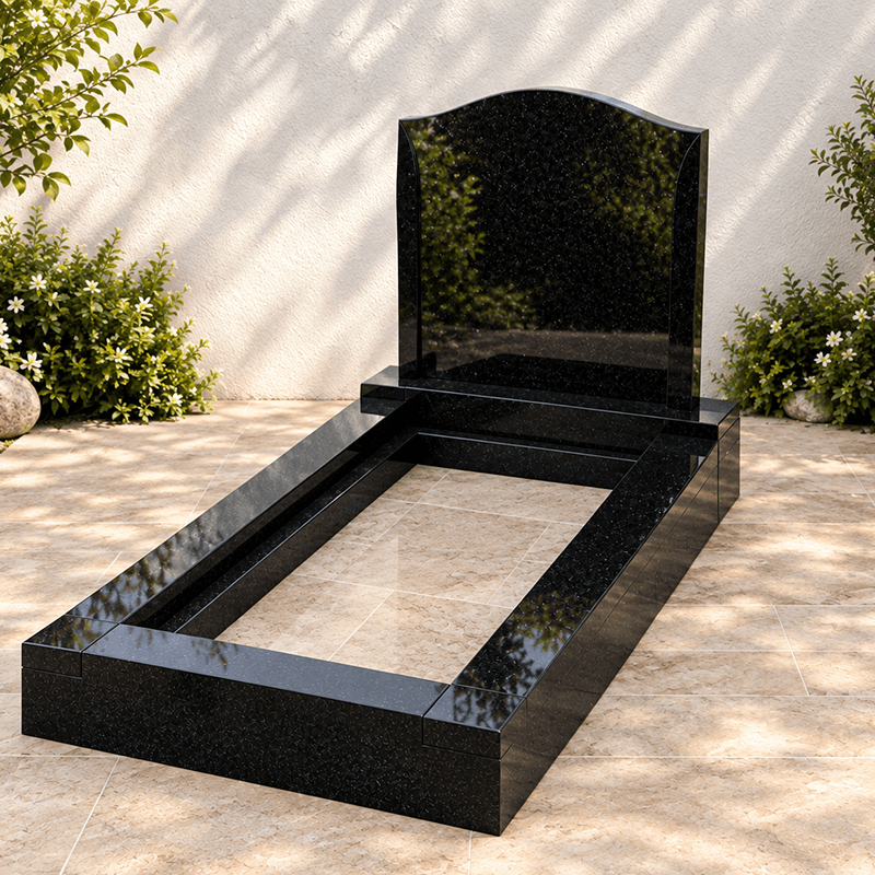 black granite full kerb set